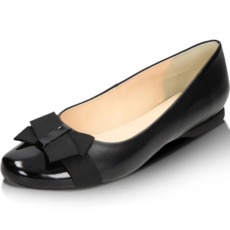 WOJAS Women 4400971-37 Ballet Flat, Black, 5 UK - Image 1