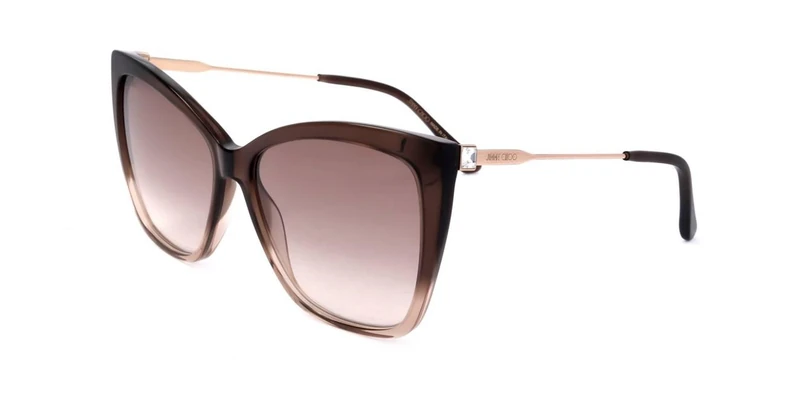 Jimmy Choo SEBA/S 0MY BROWN SHADED BEIGE 58/15/145 WOMAN Sunglasses