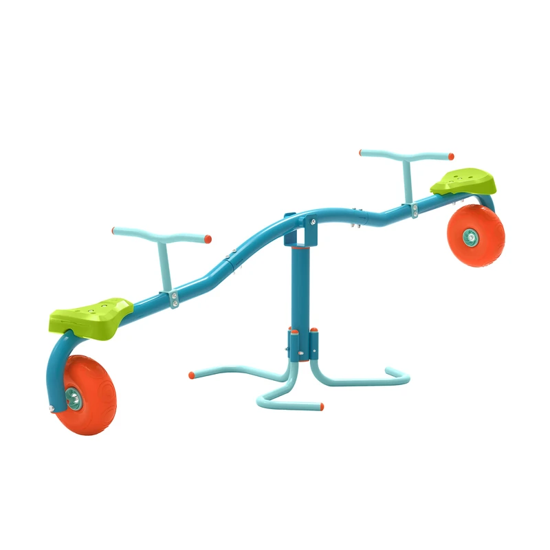 TP TOYS Spiro Spin Teeter Totter Outdoor Rocker for 3-8 Year Old Children, Bounces and Turns 360 Degrees, Develops Balance and Coordination, Garden and Outdoor Rocker