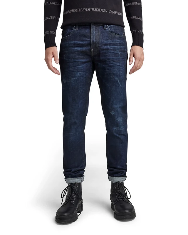 G-Star Men's Revend FWD Skinny Jeans, Blue (worn in dark sapphire restored D20071-C051-D335), 36W / 34L