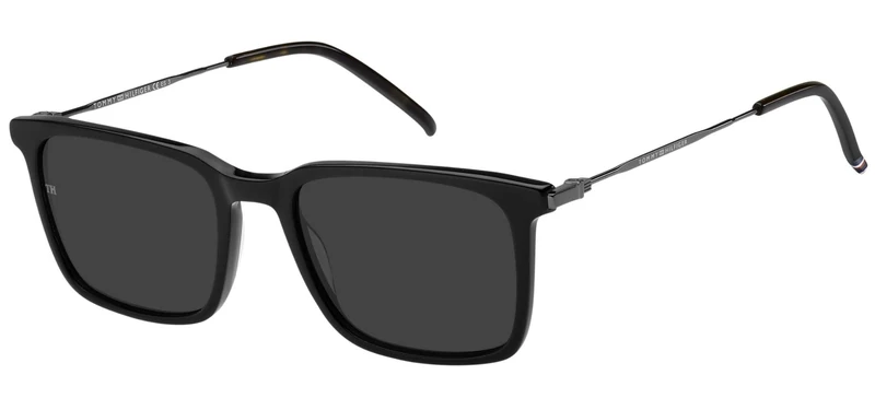 Tommy Hilfiger TH 1874/S Black/Grey 52/19/145 men Sunglasses