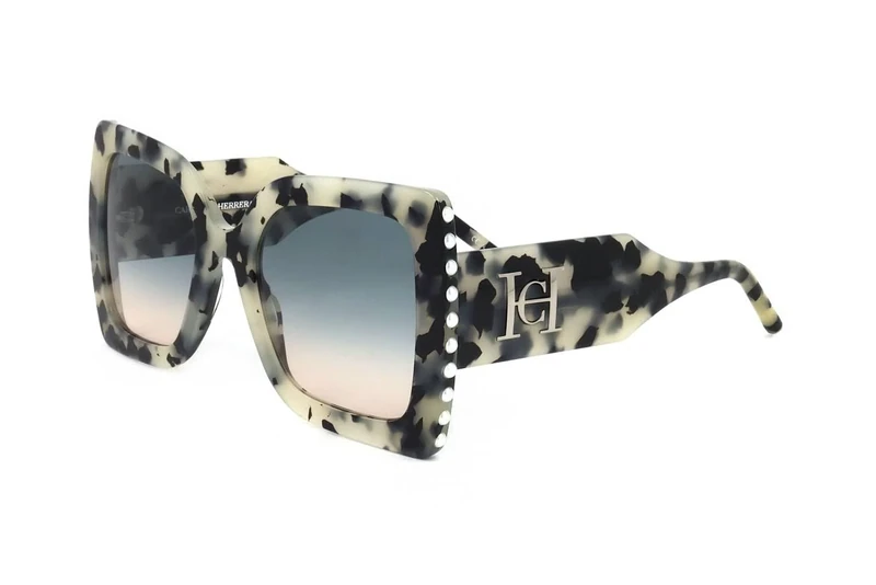 Carolina Herrera Ch 0001/s AHF/PR WHITE HAVANA Sunglasses Women's Acetate, Standard, 55