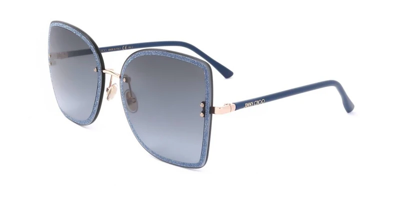 Jimmy Choo LETI/S Gold blue 62/15/145 WOMAN Sunglasses