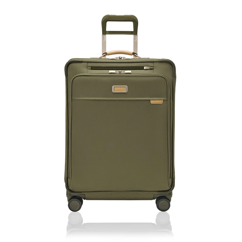 Briggs & Riley Baseline Global Carry-On Spinner,Olive