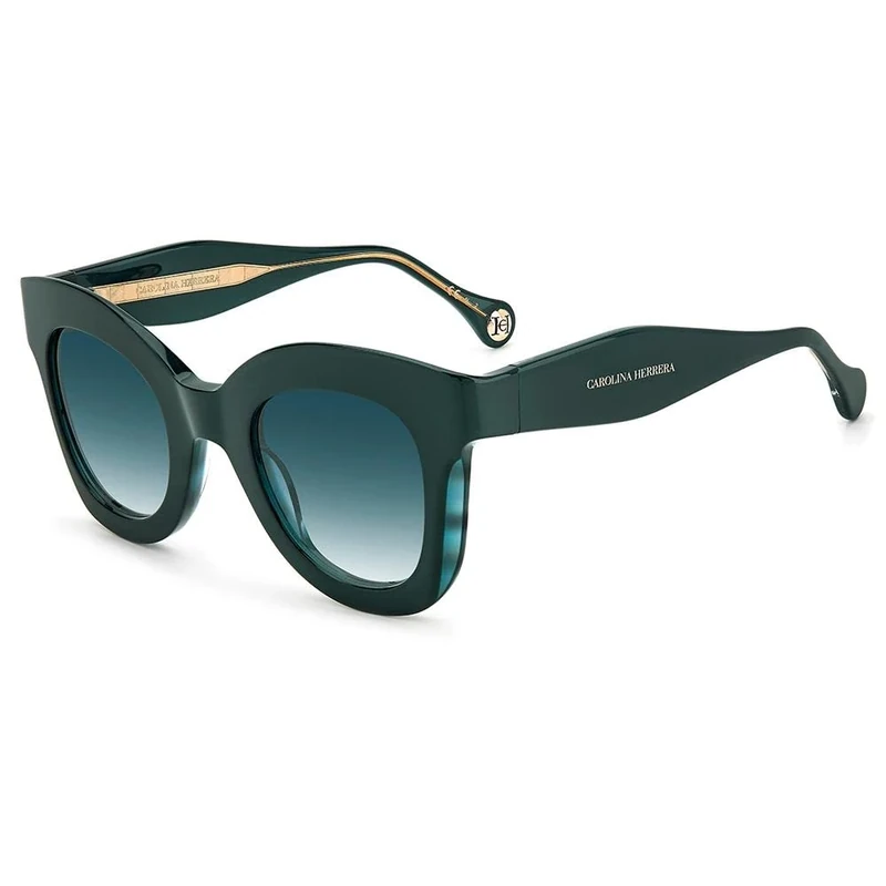 Carolina Herrera Ch 0014/s 1ED/08 GREEN Sunglasses Women's Acetate, Standard, 48