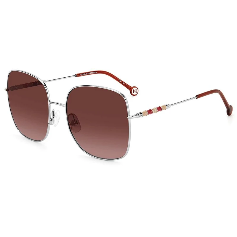Carolina Herrera Ch 0035/s 3YG/3X LIGHT GOLD Sunglasses Women's Steel, Standard, 59