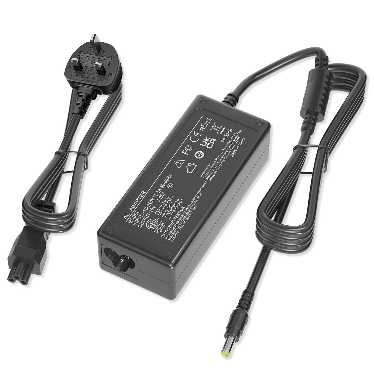 65W 45W Laptop Charger for Acer Aspire 1 3 5 E1 E5 E15 ES1 V3 V5 V7 R3 R7 A114-31 A114-32 A314-31 A315 A515 A515-43 5250 5332 5349 5532 5534 N17Q4 N19C1 AC Adapter Power Supply Cord 5.5 * 1.7