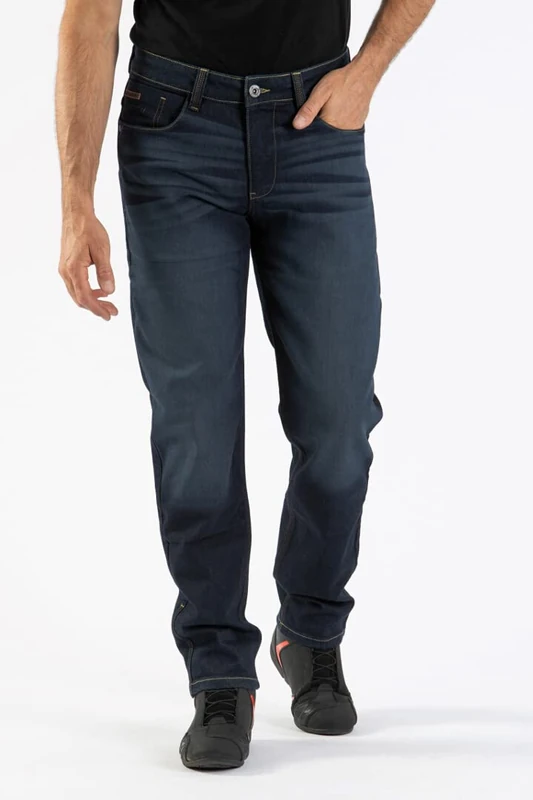 IXON Alex Motorcycle Jeans (Dark Blue, 29)