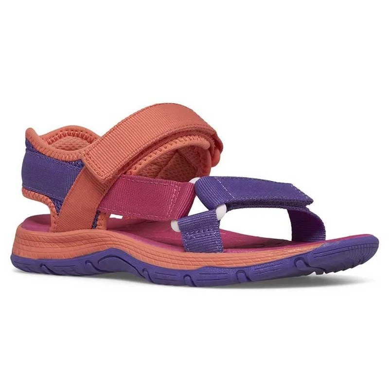 Merrell Kid's Kahuna Web Sports Sandal, Purple/Berry/Coral, UK 11