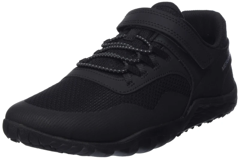 Merrell Boys Trail Glove 7 A/C Sneaker, Black, 10 UK