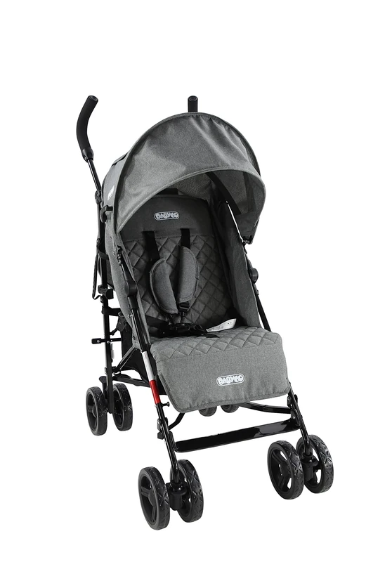 Babyco Arc 0+ Stroller Pram Pushchair-Grey Melange with Raincover
