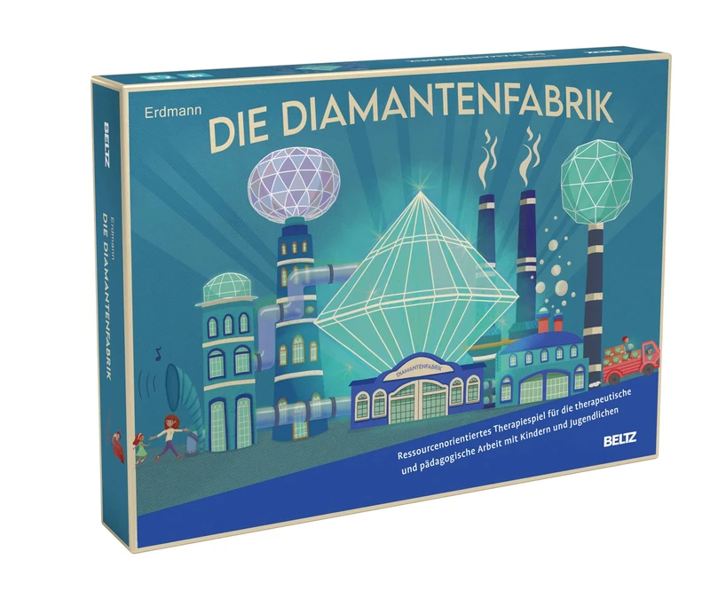 Die Diamantenfabrik: Ressourcenorientiertes Therapiespiel für die therapeutische und pädagogische Arbeit mit Kindern und Jugendlichen. Brettspiel 33,5 x 23,1 x 5,5 cm