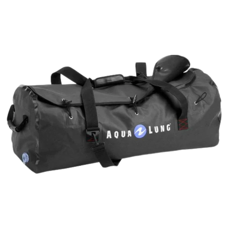 Aqualung Travel Dry Bag - 130L Waterproof Diving Bag Made of Tarpaulin, 2 Screw Valves, Handles and Shoulder Strap, Wet Equipment Transport