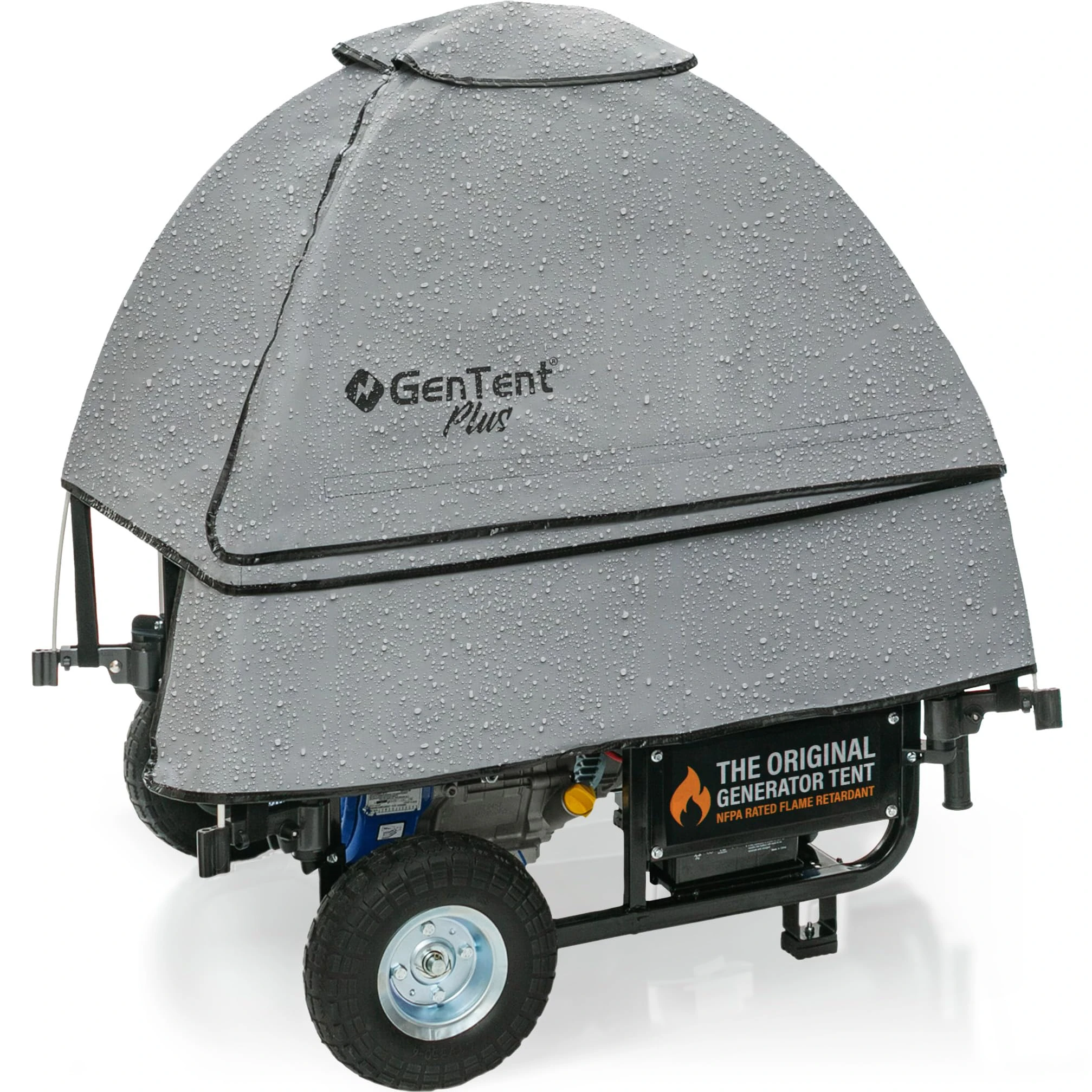 GenTent Generator Running Cover - Universal Kit (Plus, Grey) - for Open Frame Portable Generators