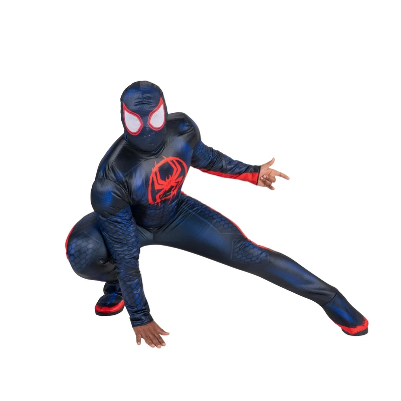 Jazwares Adult Miles Morales Qualux Extra Large, Black (JAZ 1279-XL)