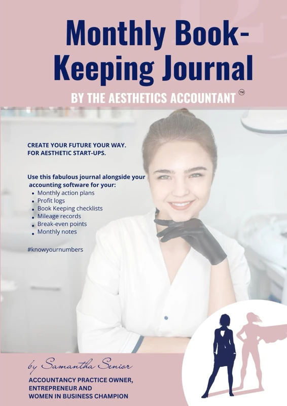 The Aesthetics Accountant's Monthly Bookkeeping Journal