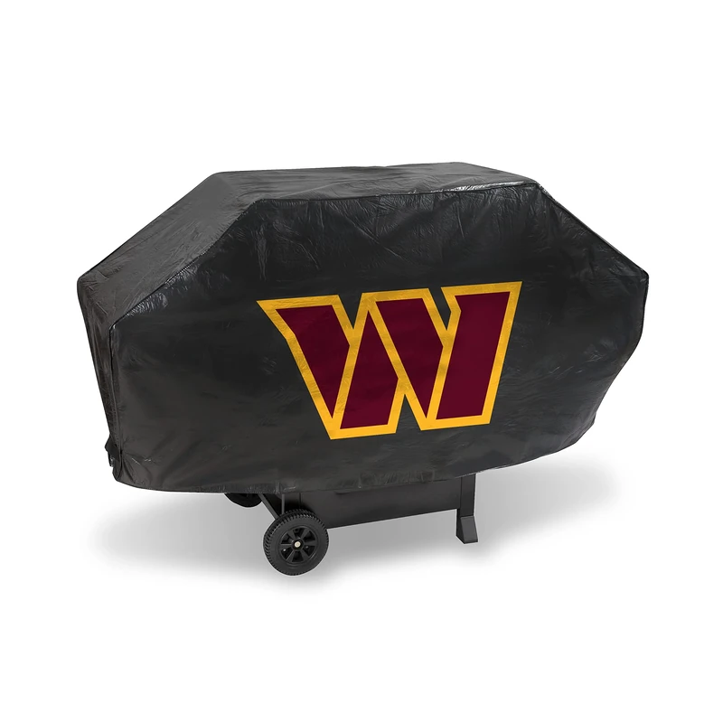 Rico Industries NFL Washington Commanders Deluxe Grill Cover Deluxe Vinyl Grill Cover - 68" Wide/Heavy Duty/Velcro Staps