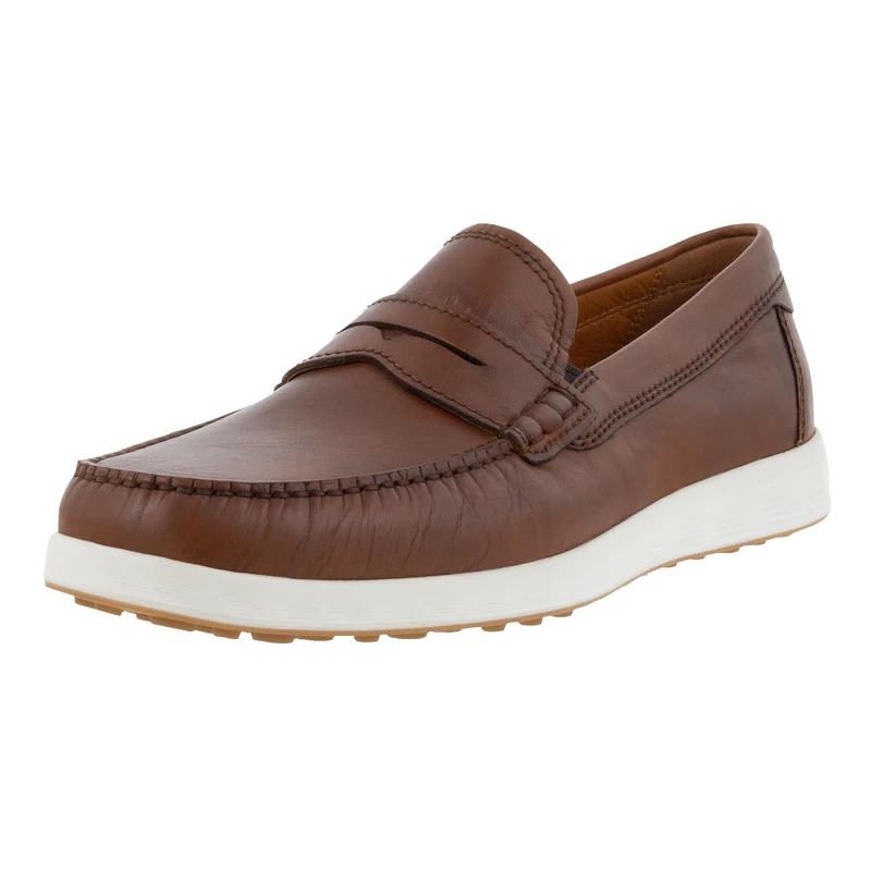 ECCO Mens S Lite Moc Penny Loafer, Cognac, 5-5.5