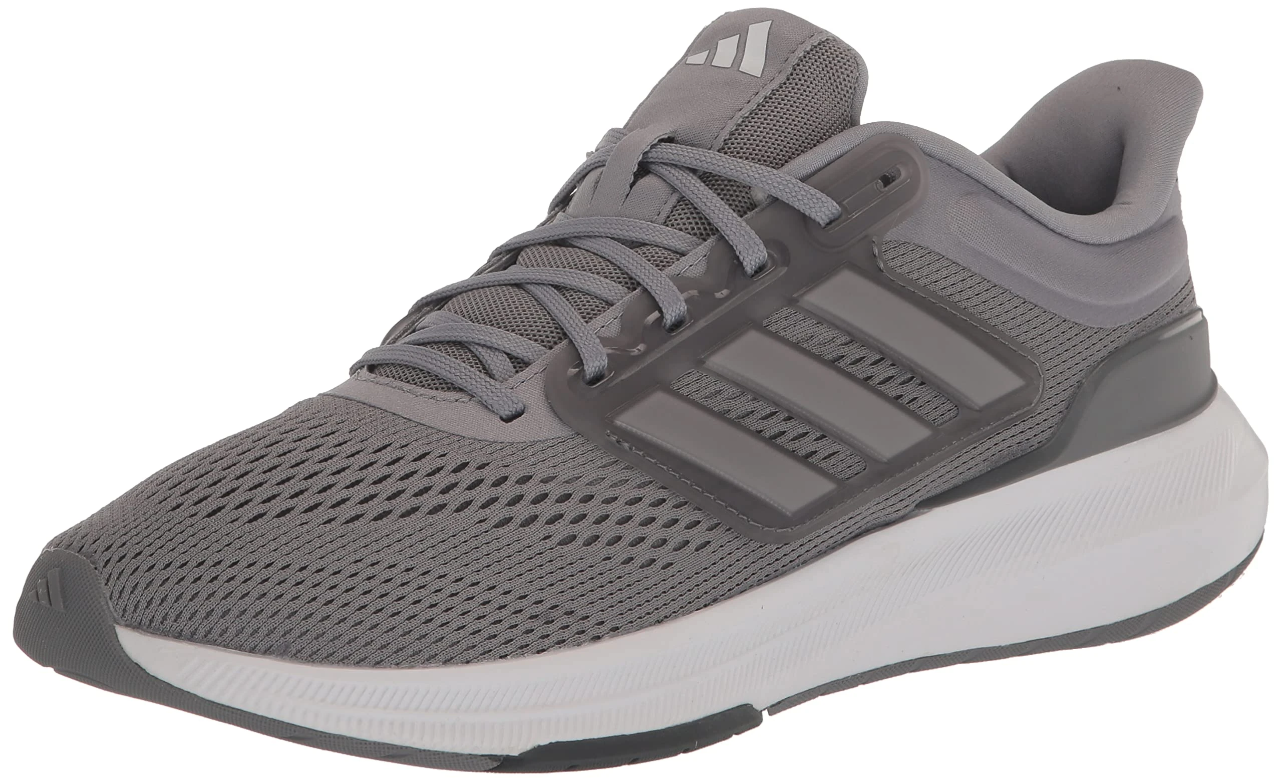 adidas Men's Ultrabounce Running Shoe, Grey/White/Grey, 12 UK