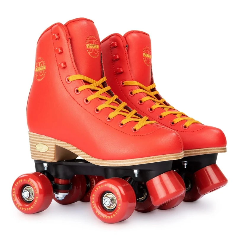 Rookie Rollerskates Roller Skates, Youth Unisex, Red (Red), 34 (Spain)