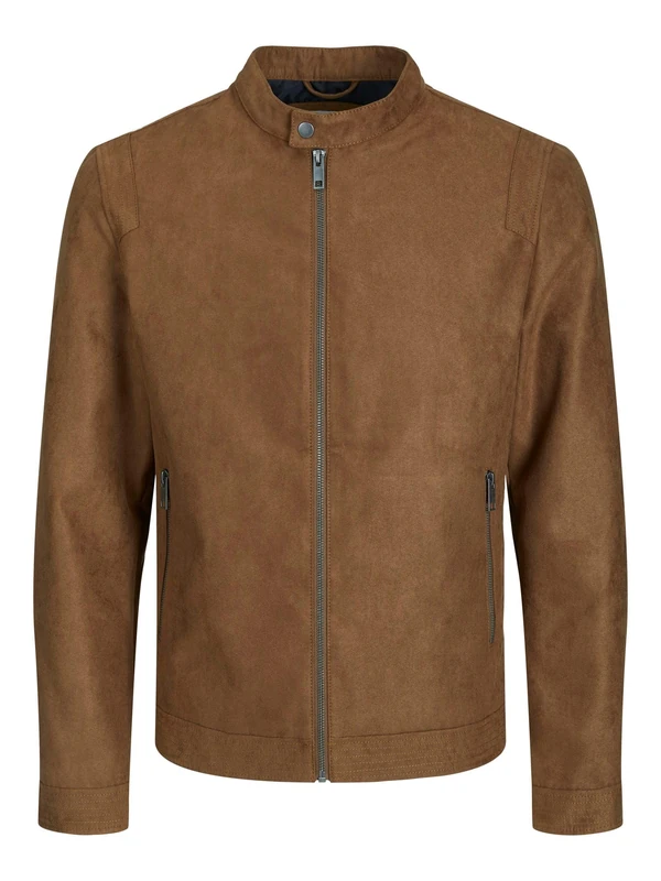 JACK & JONES Men's Jjerocky Clean Jacket Ps, COGNAC, 6XL Plus