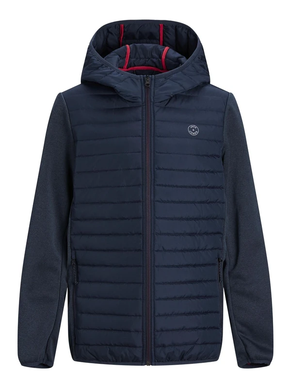 JACK&JONES JUNIOR Boys' JJEMULTI Quilted Jacket NOOS JNR, Navy Blazer/Detail:Set-in Sleeves, 164