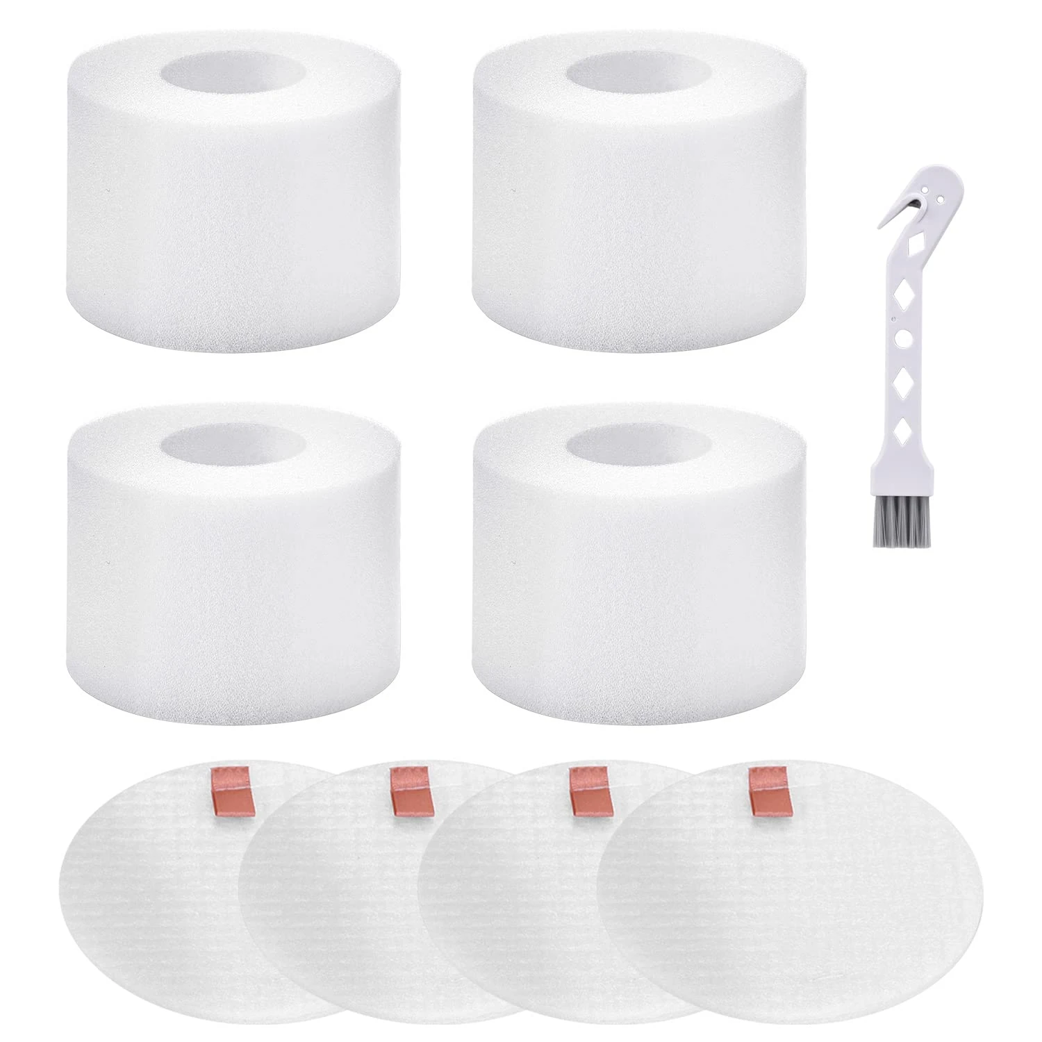 Rebirthcare Nz801ukt Foam Filters for Shark Rotator Powered Lift-Away Nz801uk Nv680 Nv681 Nv682 Nv683 Nv800 Nz801 Nv801 Nv801uk Nv803 Uv810 Nv620 Ax910 Az910 Duoclean Upright Vacuum Filter Parts