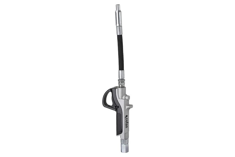 Cofan Straight Lubricant Gun | Digital Counter Does Not Include | Flexible Hose | Straight Anti-Drip Nozzle | High Precision Gun