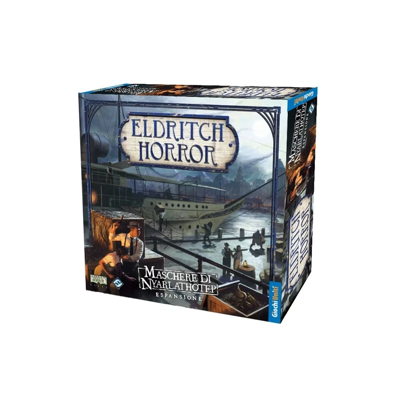 Giochi Uniti - Eldritch Horror: Nyarlathotep Masks, Expansion for Eldritch Horror, 1-8 Players, 14+ Years, Italian Edition, GU694