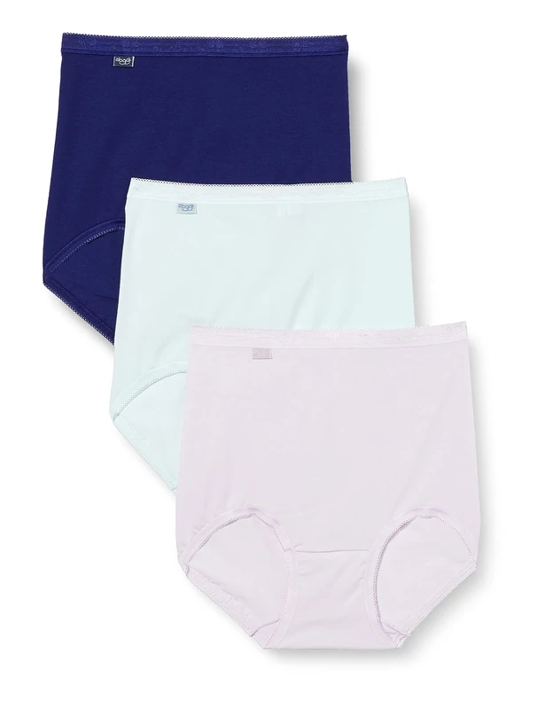 Sloggi Women's Basic+ Maxi Brief, Multi-colour 16 (3 Pack)