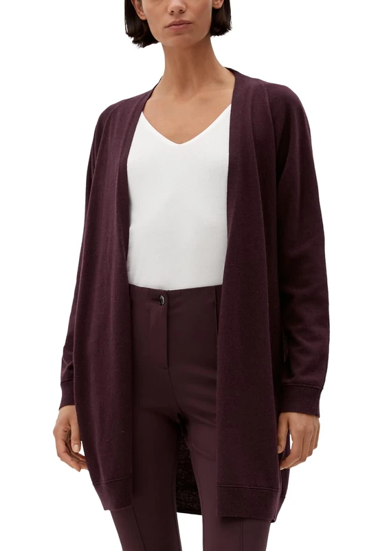 s.Oliver BLACK LABEL Women's 2119788 Cardigan Sweater, Purple, L