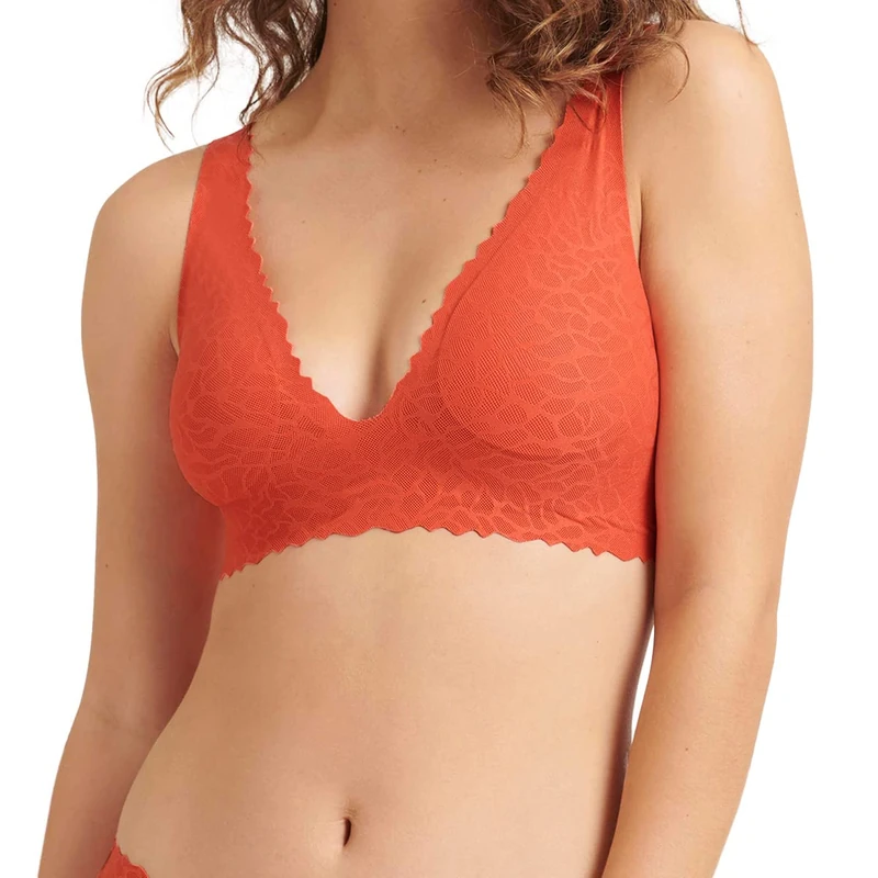 Sloggi Women's sloggi Zero Feel Lace 2.0 Bralette, WATERMELON - Image 1