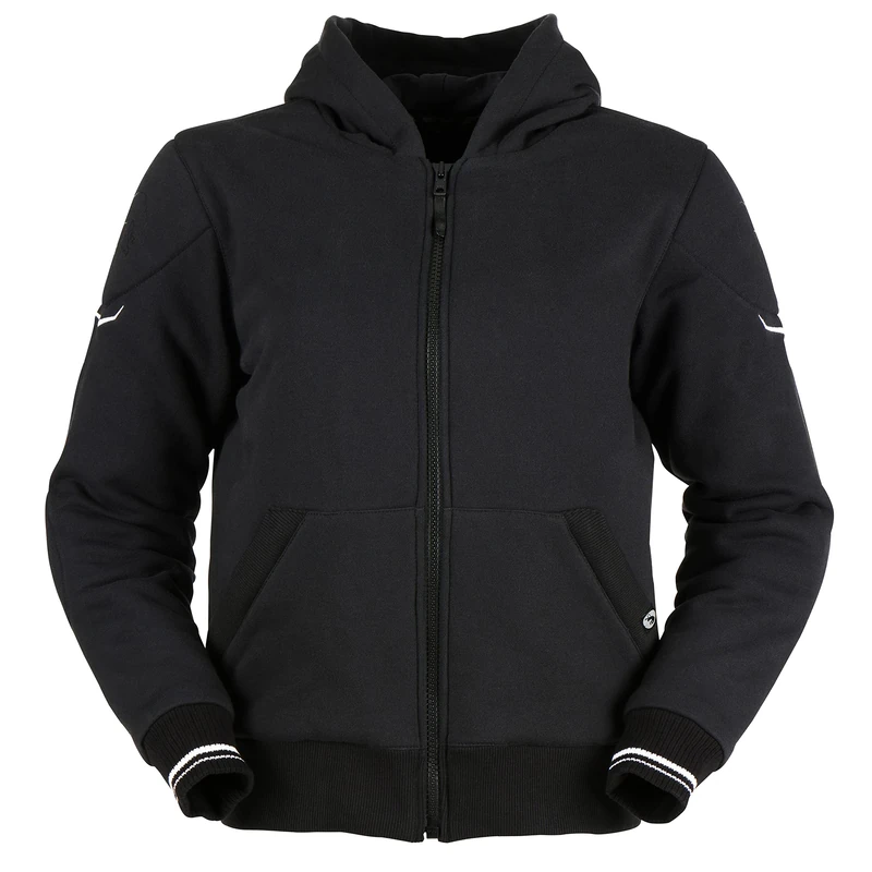 Furygan Luxio Lady Evo - Motorbike Hoodie - Motorcycling Hooded Sweatshirt -Casual Urban Style - D3O Protection - Abrasion Resistant