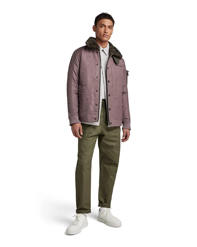G-Star Men's Field Liner Jacket, Purple (dk taupe fungi D21994-C143-4751), S - Image 1