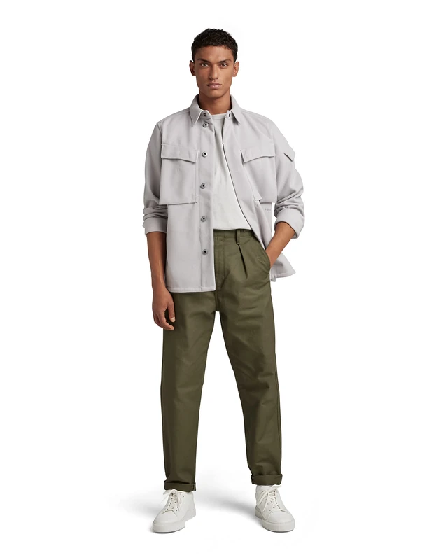 G-Star Men's Unisex Mysterious Overshirt, Grey (cool grey D21982-D200-1295), L