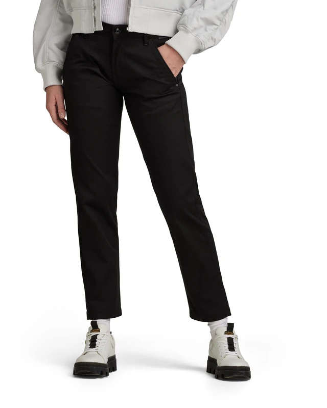 G-Star Women's Kate Boyfriend Chino , Black (dk black D22539-C072-6484), 26W / 32L - Image 1