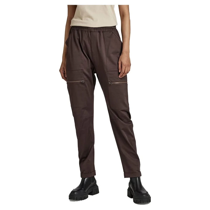 G-Star Women's Cargo 3D Boyfriend Track Pants, Brown (chocolat D22364-C813-285), L
