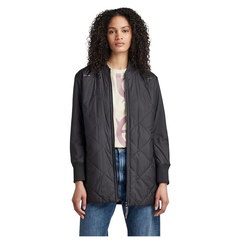 G-Star Women's Padded Bomber Collar, Black (dk black D22045-B958-6484), XL