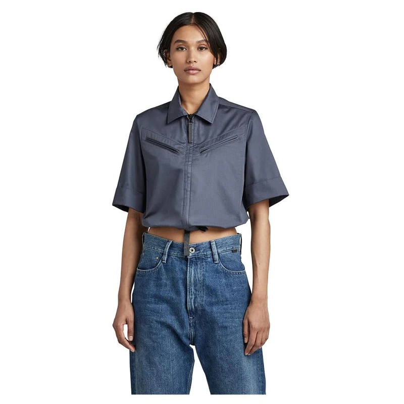 G-Star Women's Flight Top, Blue (fantem blue D22154-D197-863), L