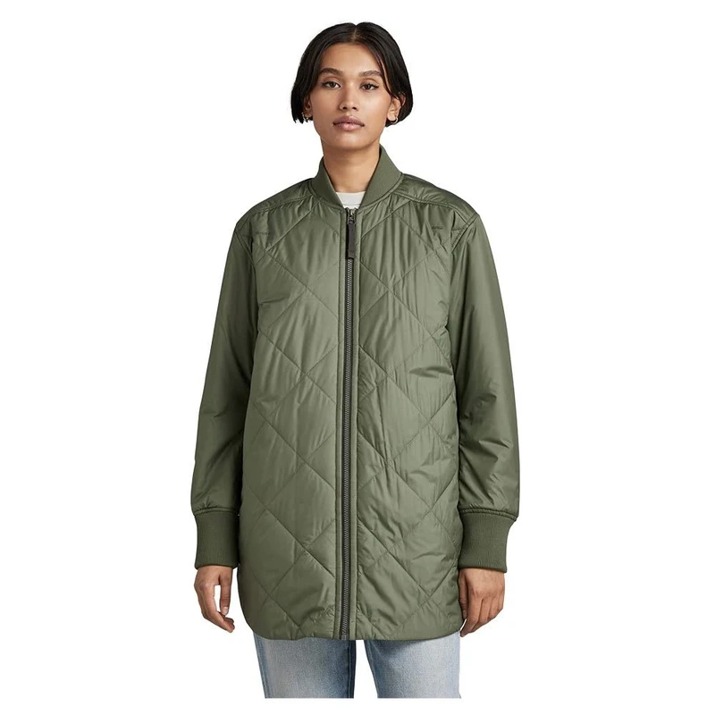 G-Star Women's Padded Bomber Collar, Green (lt hunter D22045-B958-8165), L