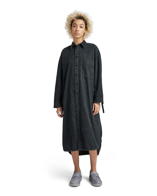 G-Star Women's Long Shirt Dress , Grey (cloack gd D22160-C436-C784), L