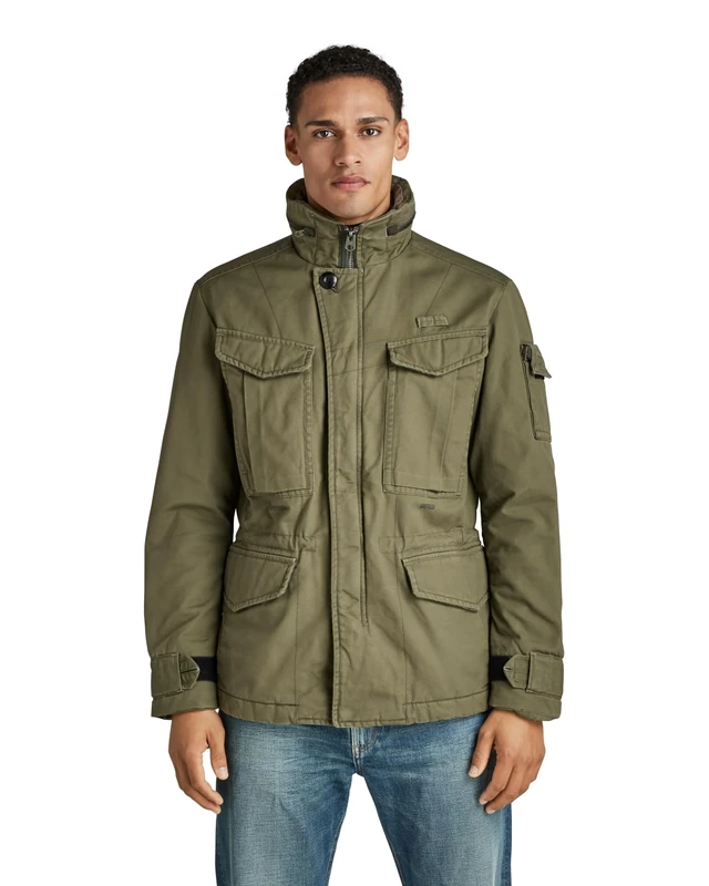 G-Star Men's Padded Field Jacket, Green (shadow olive D21995-D191-B230), M