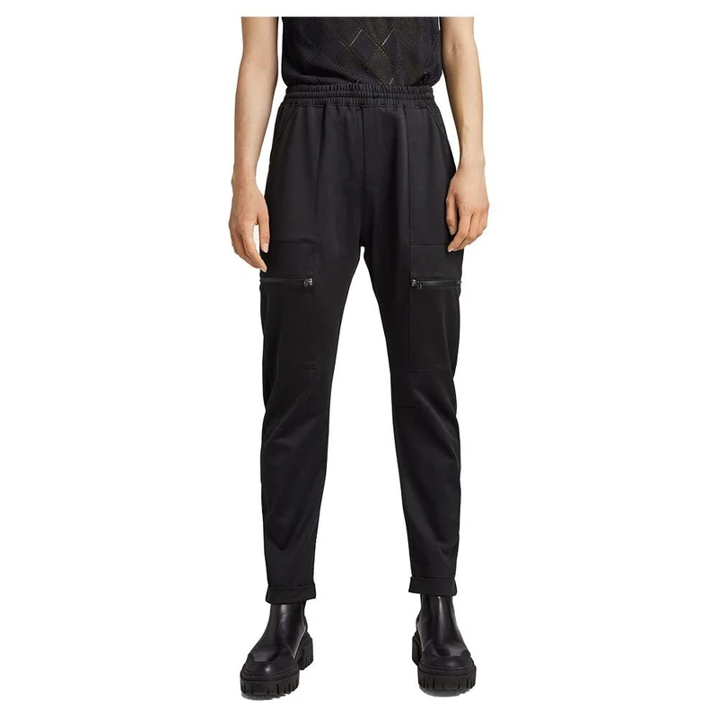 G-Star Women's Cargo 3D Boyfriend Track Pants, Black (caviar D22364-C813-D301), M