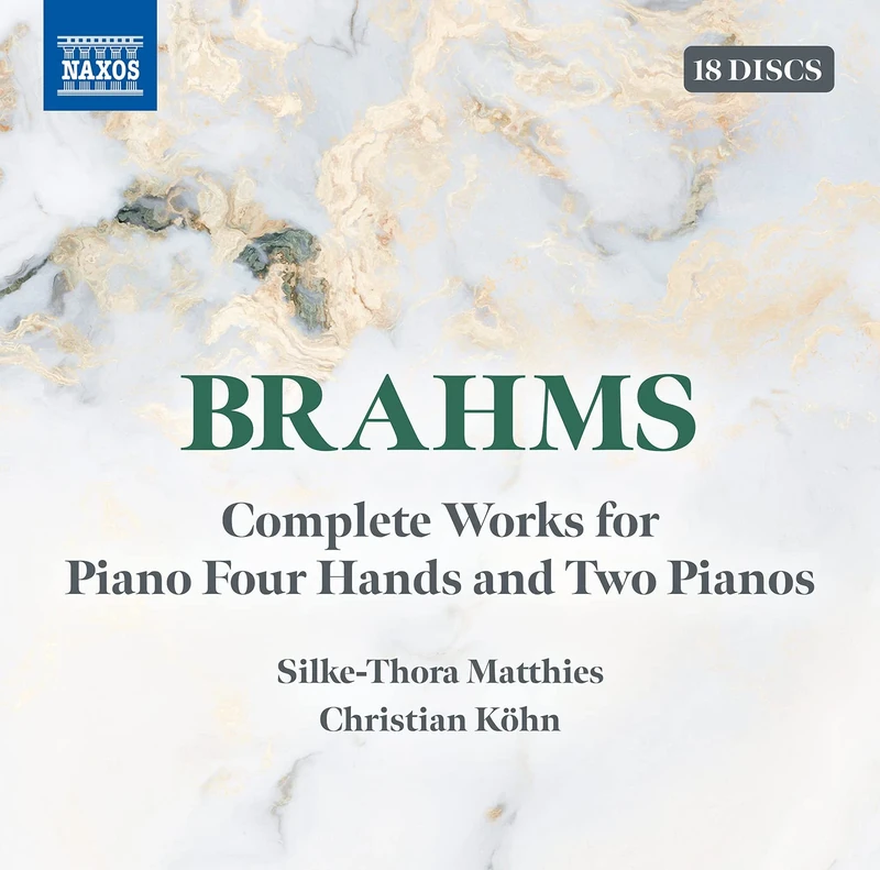 Johannes Brahms: Complete Works for Piano Four Hands and Two Pianos (18 CD Boxed Set)