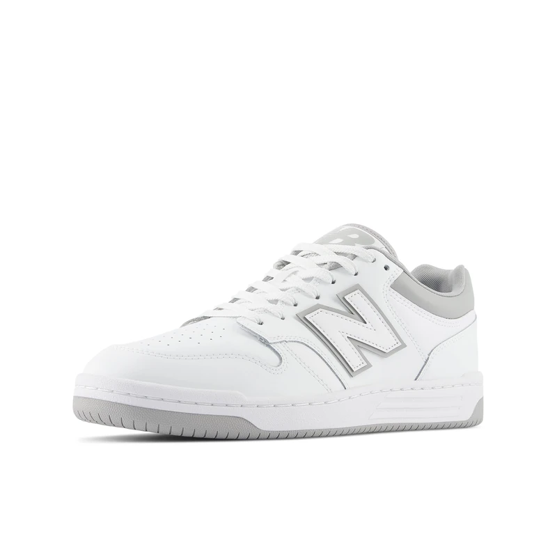 New Balance Men's 480 Shoes, White/Grey Matter, 11.5/M