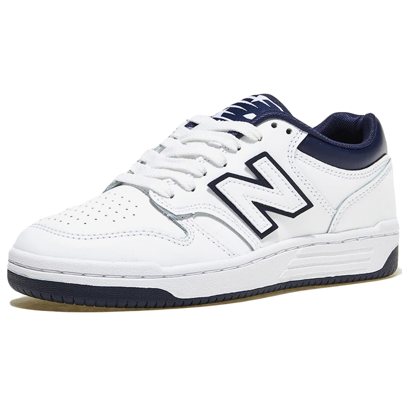 New Balance BB480LWN 480 Men White-Navy UK 8.5