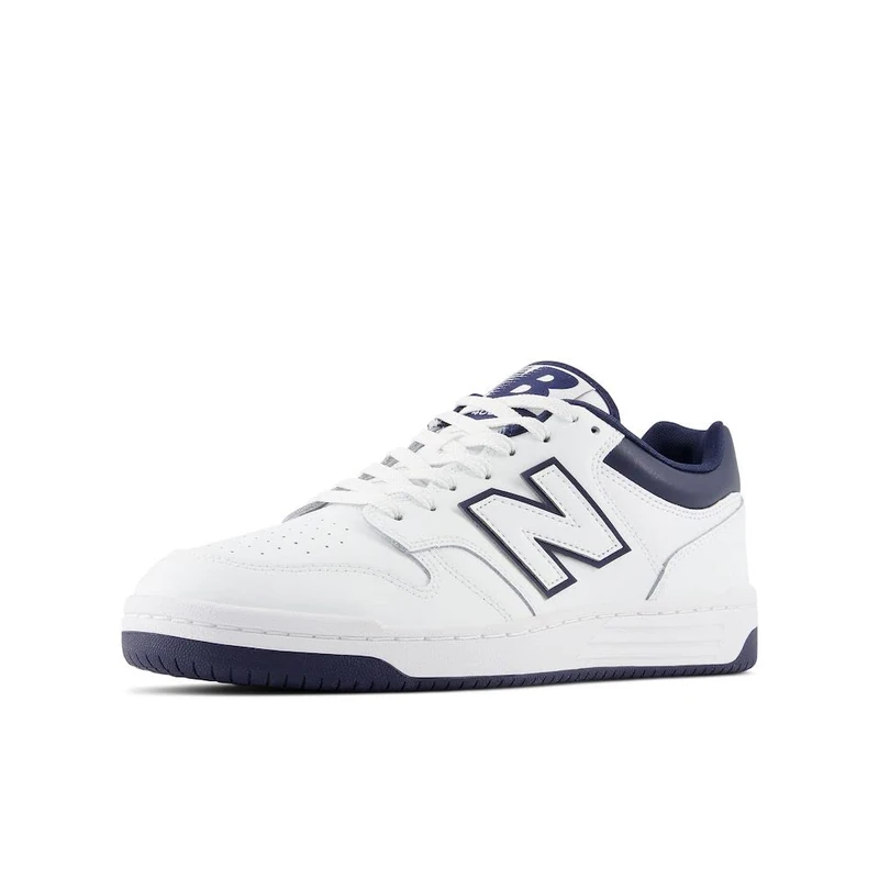 New Balance BB480LWN 480 Men White-Navy UK 7.5