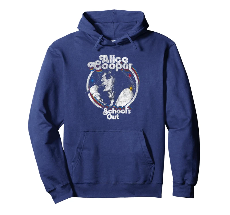 Alice Cooper School's Out Vintage Pullover Hoodie - Image 1