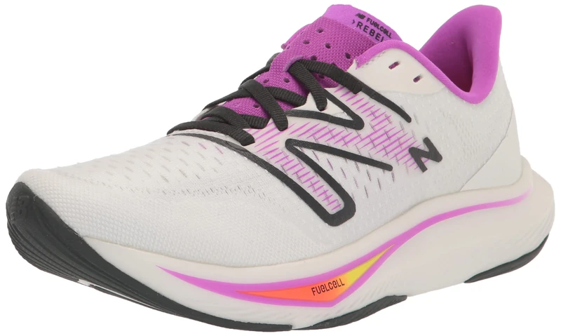 New Balance Women's FuelCell Rebel v3 Sneaker, White, 5 UK
