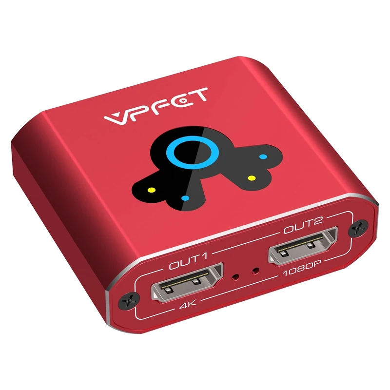 VEDINDUST HDMI Splitter Extend 4K@60HZ USB HDMI to Dual HDMI Adapter Support Mirror or Extend only for computer versions Windows XP/Windows VISTA/Windows 7/Windows 10/Windows 11